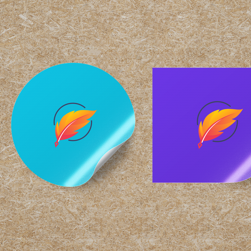 [CS17] White Vinyl Stickers